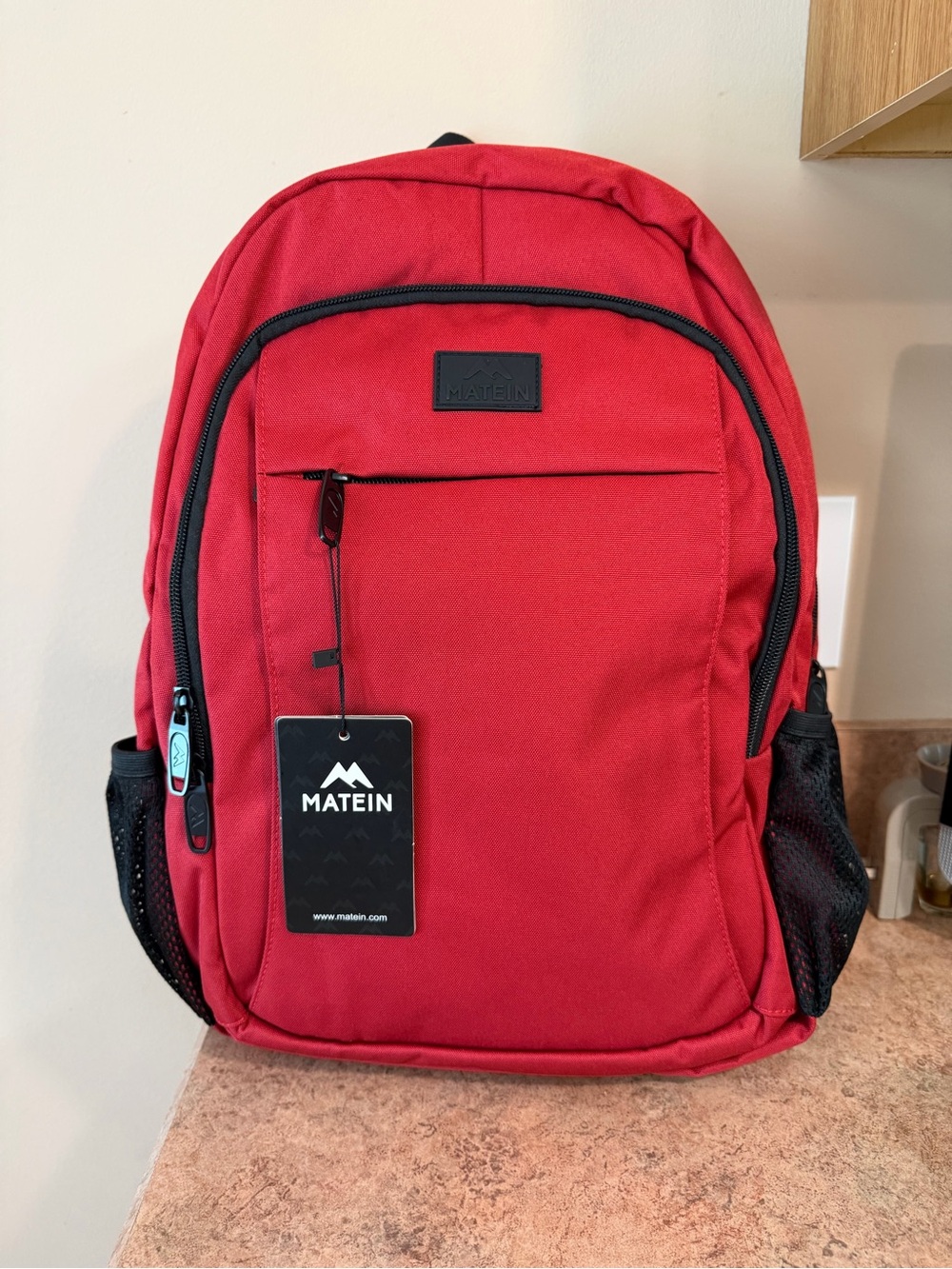 Red Backpack - Durable Travel & Commuter Bag